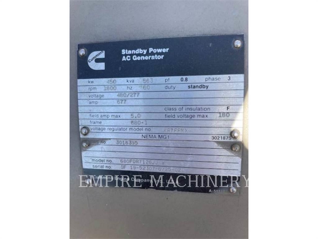Cummins KTTA19G3 Dieselgeneratorer