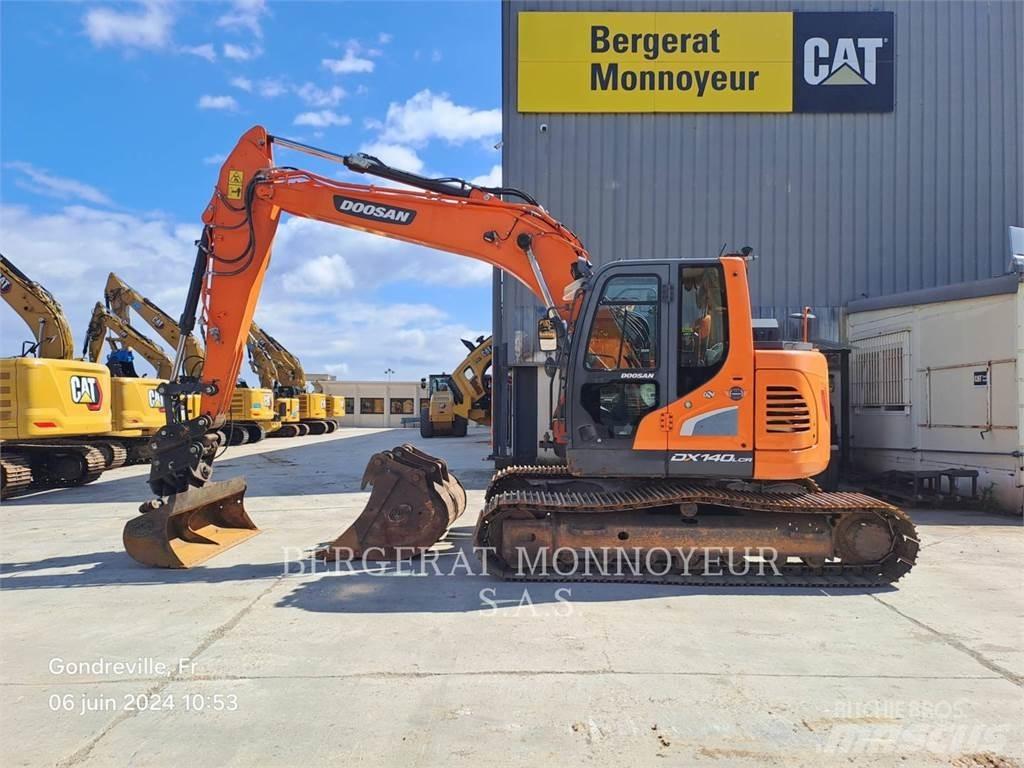 Doosan DX140LCR Gravemaskiner på larvebånd