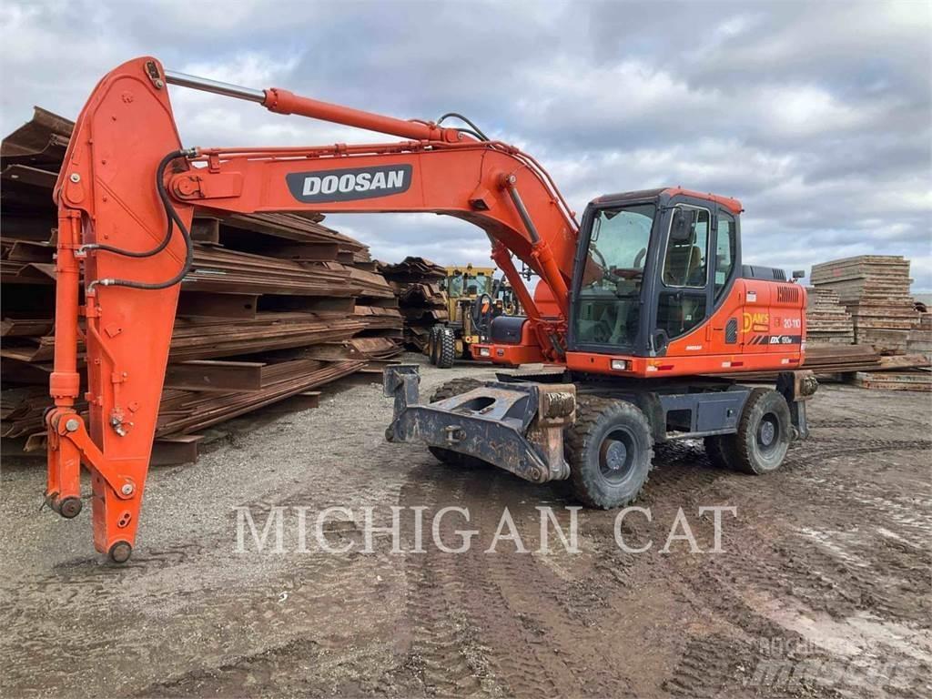 Doosan DX190W Gravemaskiner på hjul