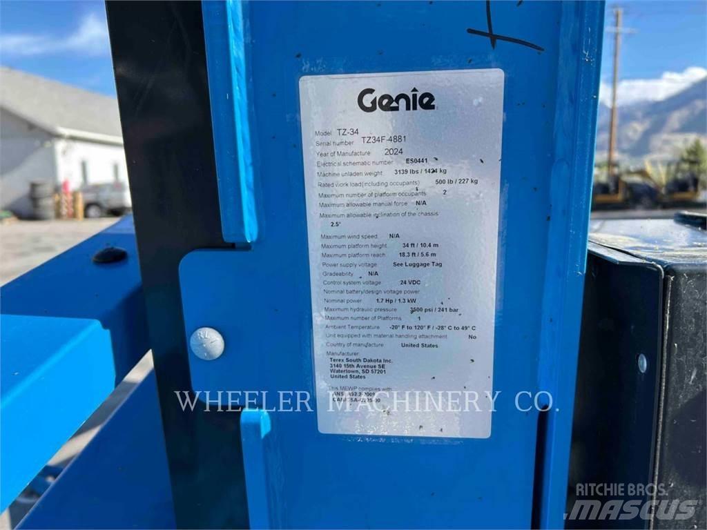 Genie TZ34/20 Bomlifte med knækarm