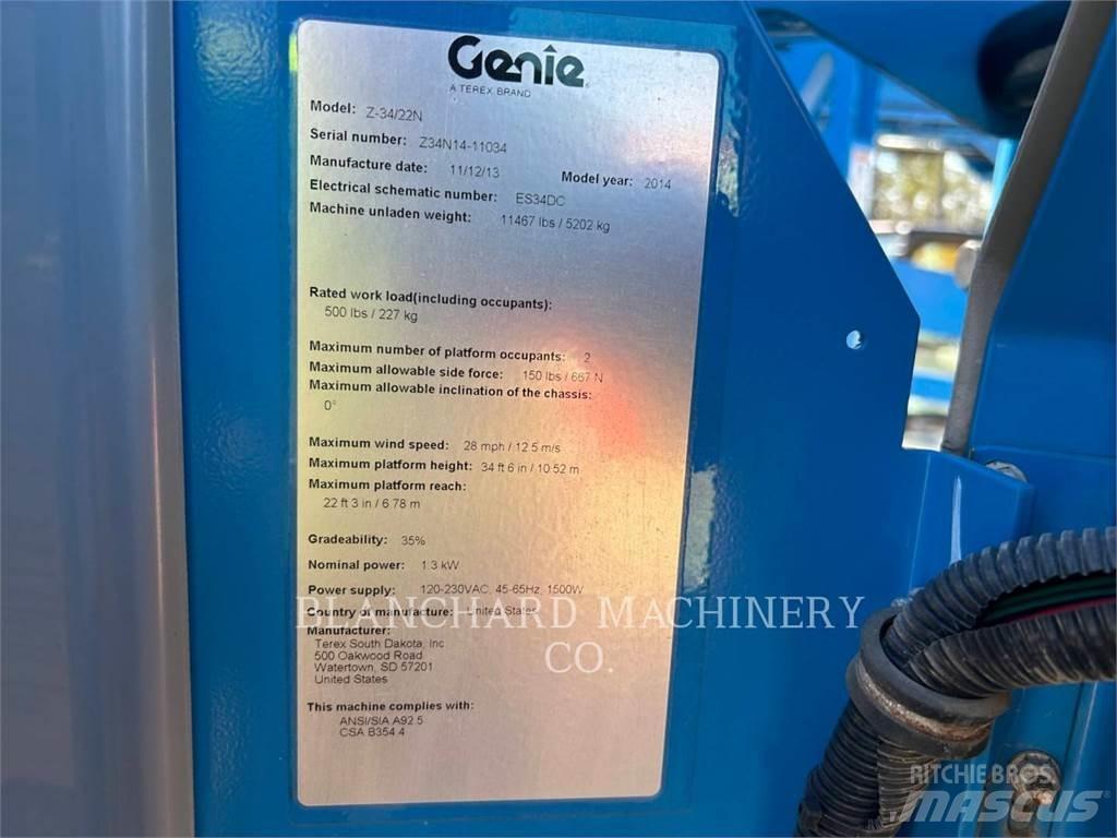 Genie Z34/22 Bomlifte med knækarm