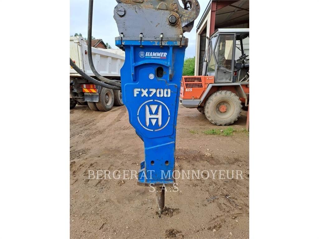 Hammer BRH.FX700.8T/14T Hydraulik / Trykluft hammere