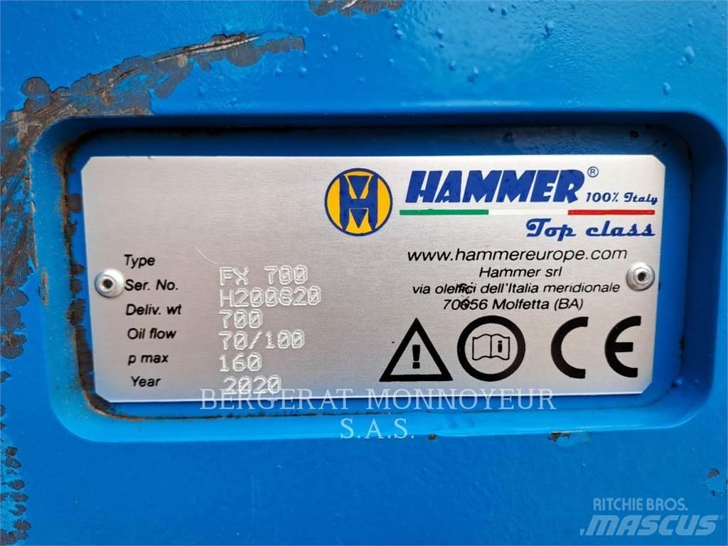 Hammer BRH.FX700.8T/14T Hydraulik / Trykluft hammere