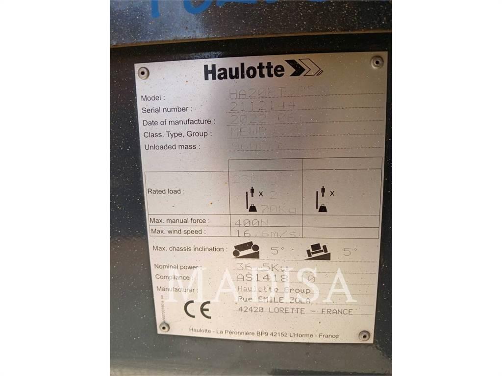 Haulotte HA20RTJPRO Bomlifte med knækarm