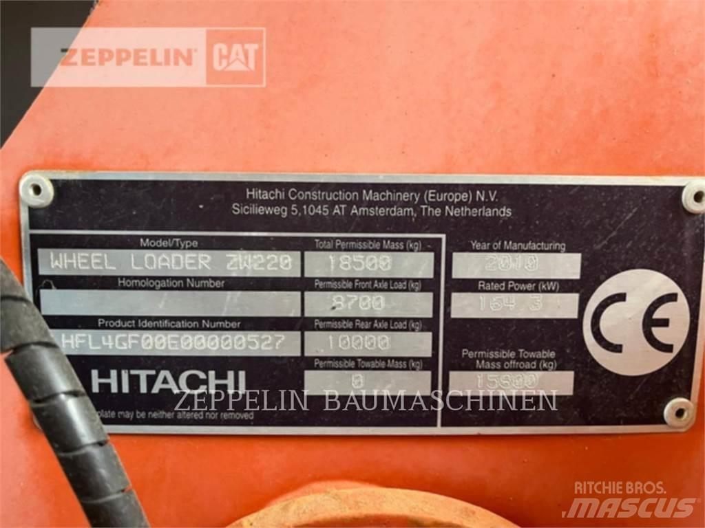 Hitachi ZW220 Læssemaskiner på hjul