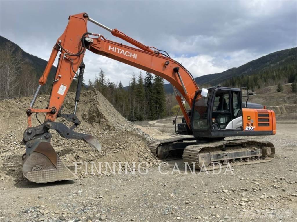 Hitachi ZX210LC Gravemaskiner på larvebånd