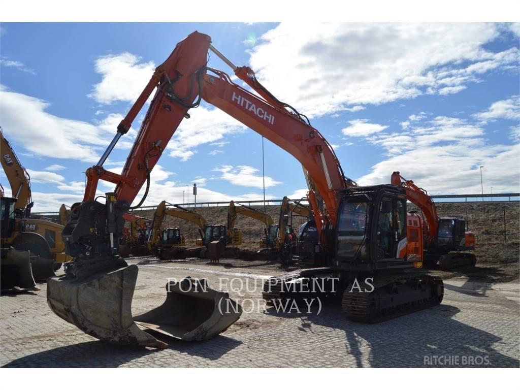 Hitachi ZX225 Gravemaskiner på larvebånd