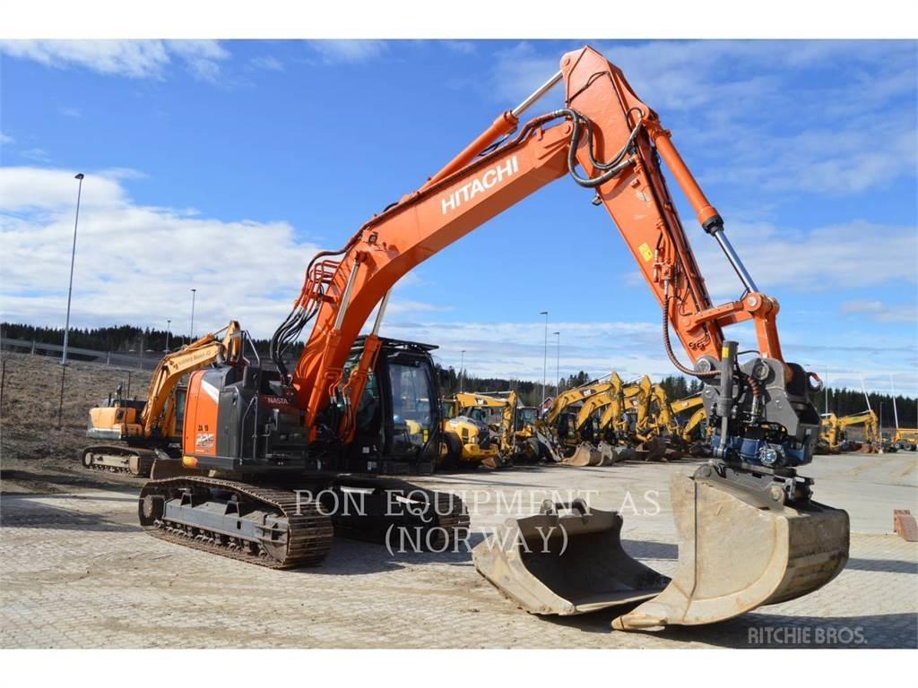 Hitachi ZX225 Gravemaskiner på larvebånd