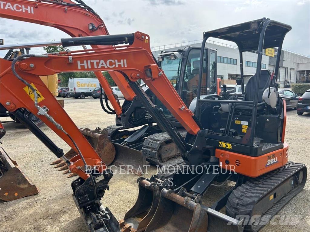 Hitachi ZX26U-6 Gravemaskiner på larvebånd