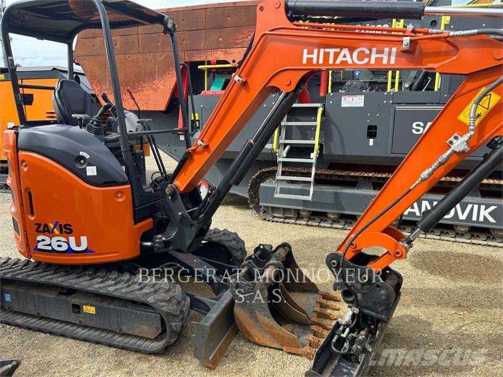 Hitachi ZX26U-6 Gravemaskiner på larvebånd