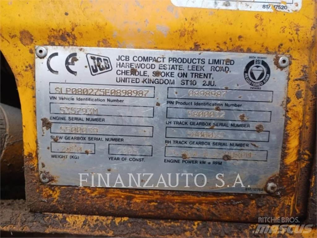 JCB 8027 Gravemaskiner på larvebånd