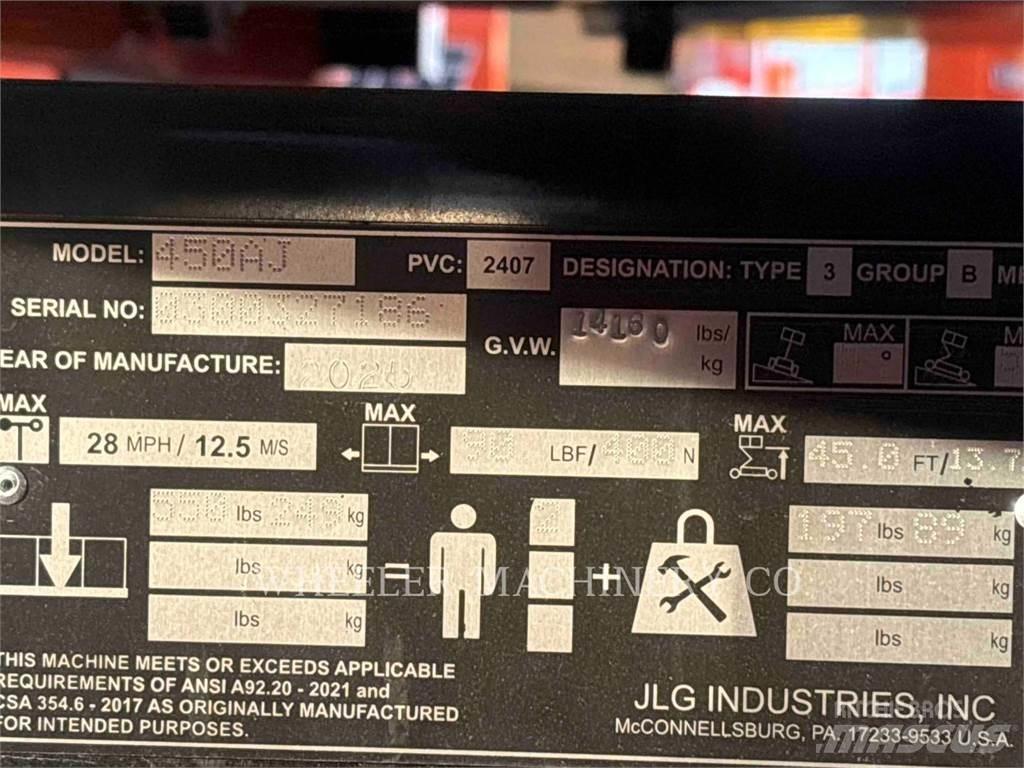 JLG 450AJ Bomlifte med knækarm