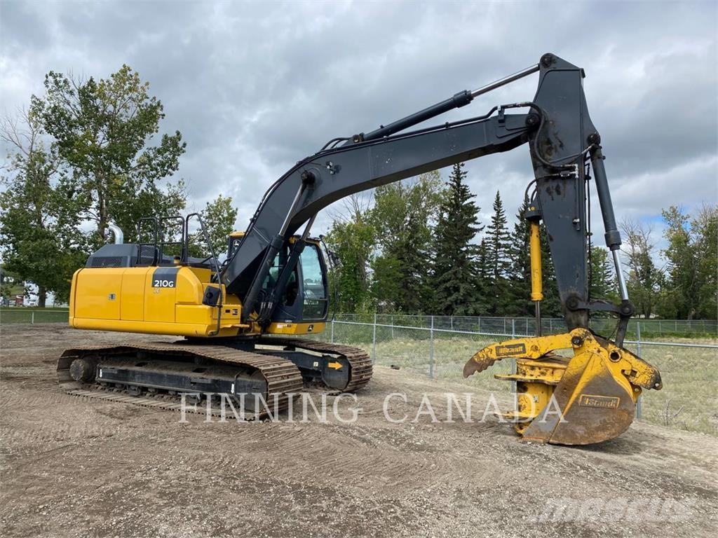 John Deere 210G Gravemaskiner på larvebånd