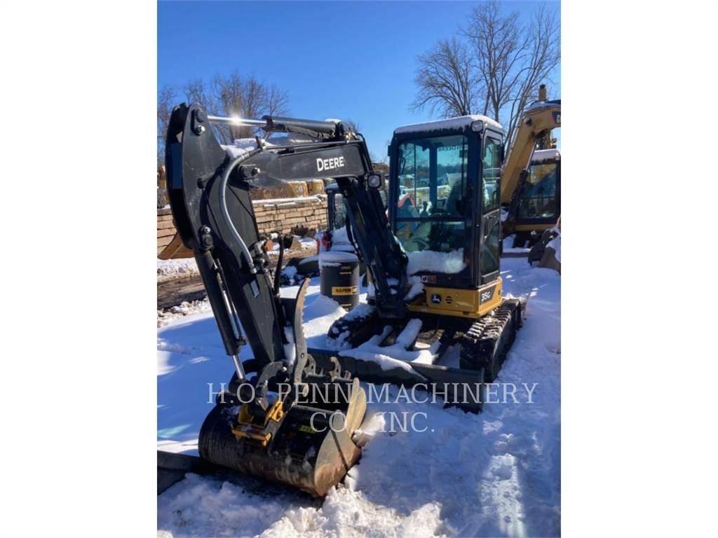 John Deere 35G Gravemaskiner på larvebånd