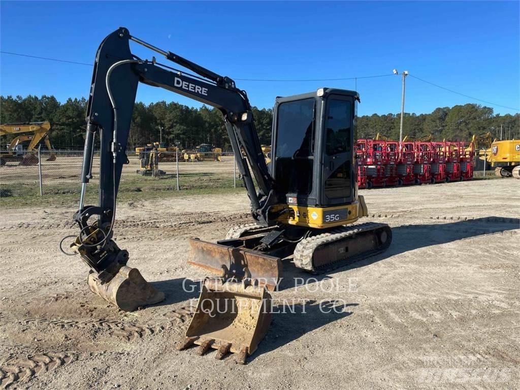 John Deere 35G Gravemaskiner på larvebånd