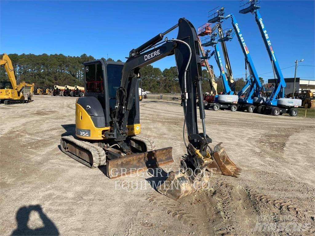 John Deere 35G Gravemaskiner på larvebånd