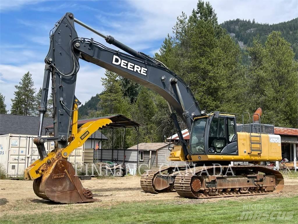 John Deere 470G Gravemaskiner på larvebånd