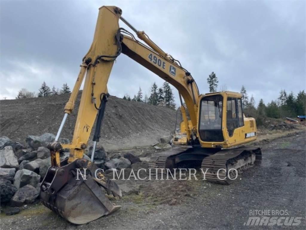 John Deere 490E Gravemaskiner på larvebånd