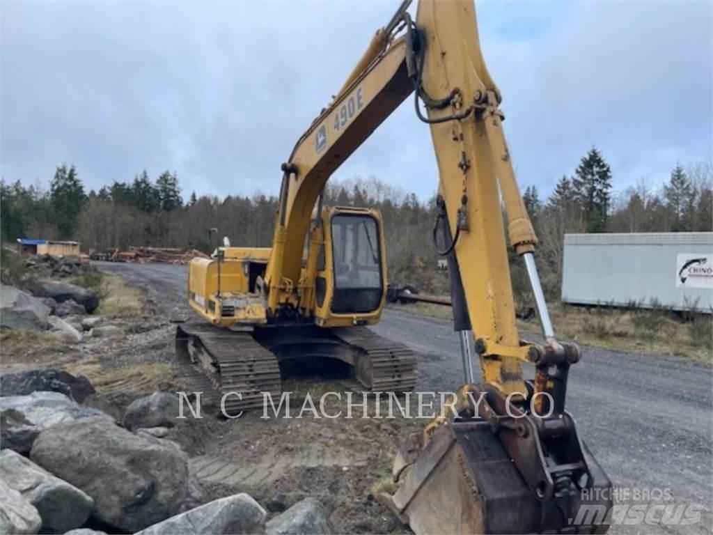 John Deere 490E Gravemaskiner på larvebånd