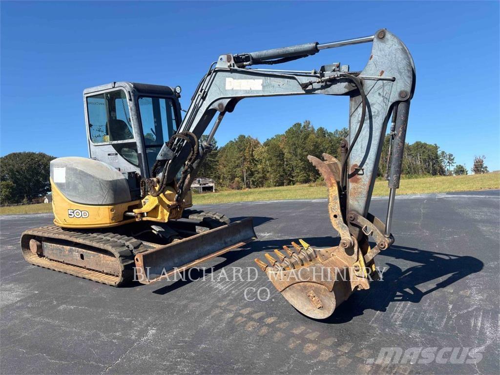 John Deere 50D Gravemaskiner på larvebånd