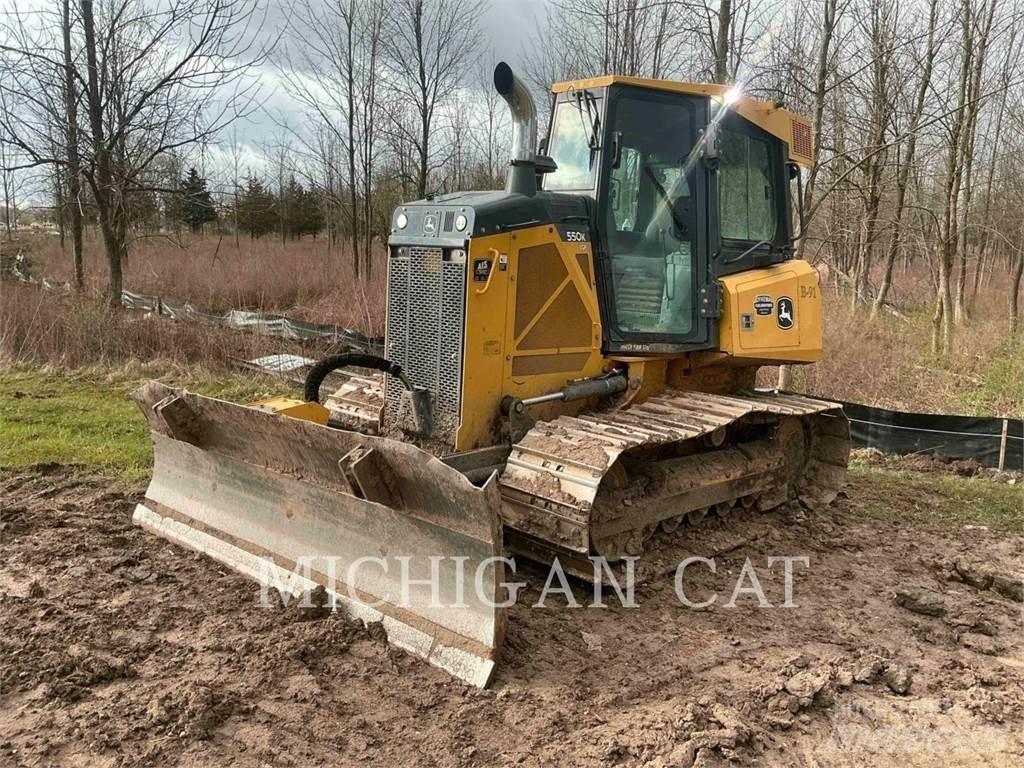 John Deere 550K LGP Bulldozer på larvebånd