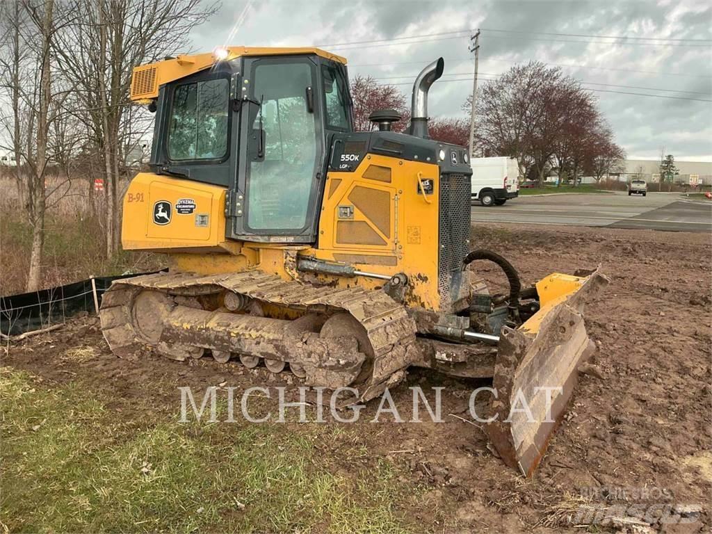 John Deere 550K LGP Bulldozer på larvebånd