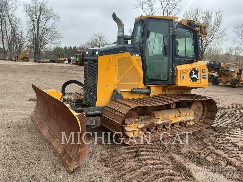 John Deere 650K LGP Bulldozer på larvebånd