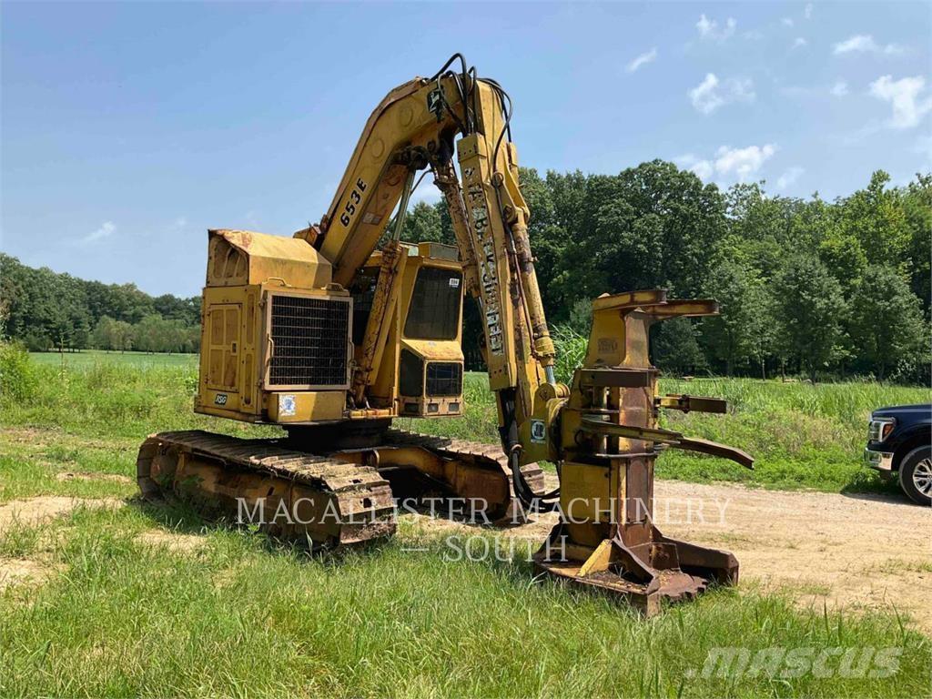 John Deere 653E Fældebunkelæggere