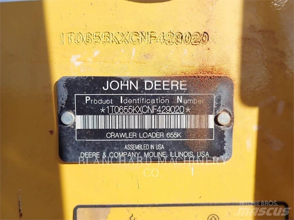 John Deere 655K Larvebåndslæssere