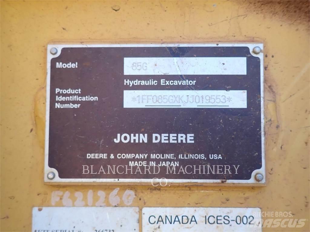 John Deere 85G Gravemaskiner på larvebånd