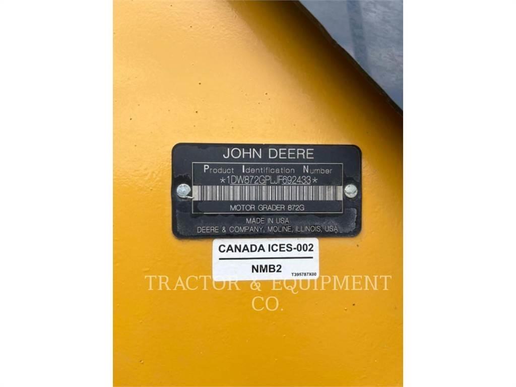John Deere 872GP Vejhøvle / Gradere