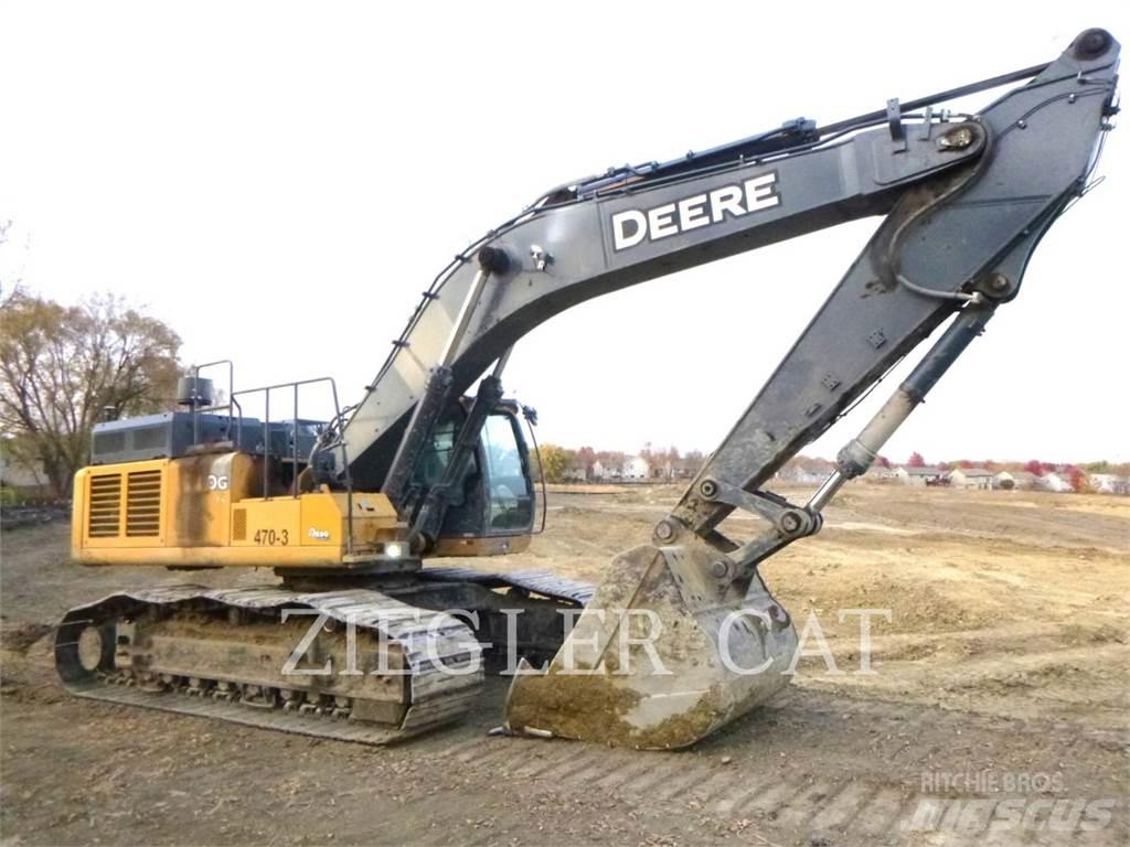 John Deere & CO. 470G Gravemaskiner på larvebånd