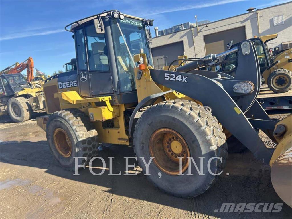 John Deere & CO. 524K Læssemaskiner på hjul