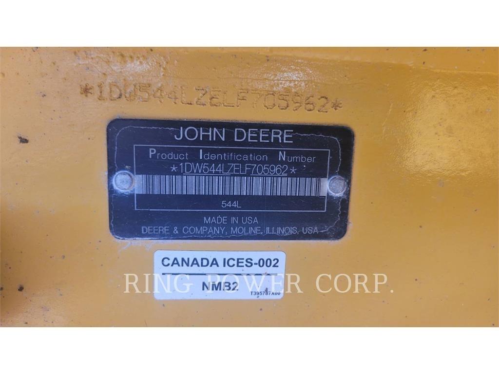 John Deere & CO. 544L Læssemaskiner på hjul