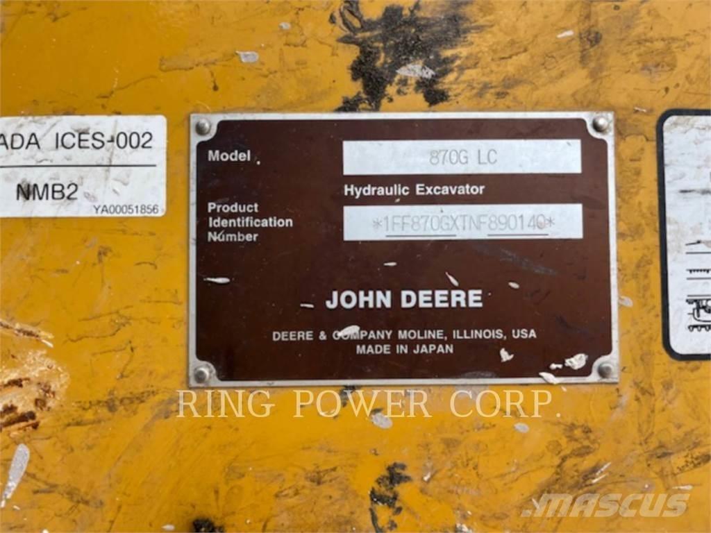 John Deere & CO. 870GLC Gravemaskiner på larvebånd