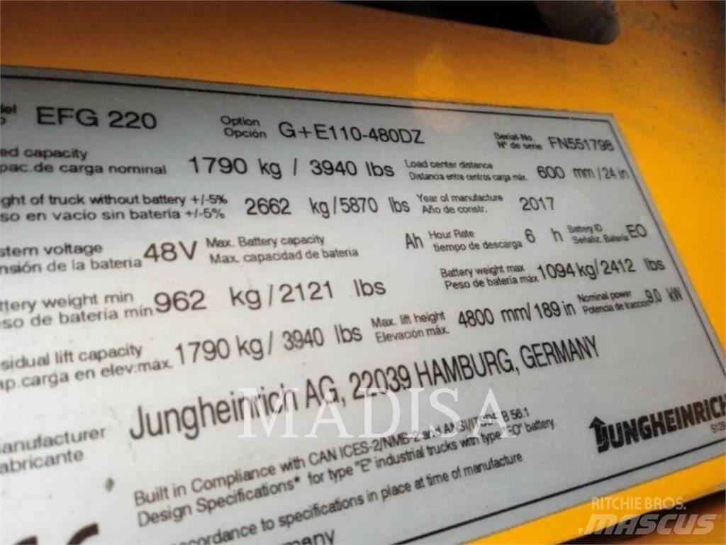 Jungheinrich EFG 220 Gaffeltrucks - andre