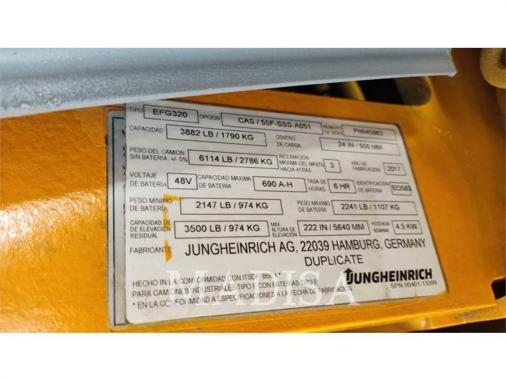 Jungheinrich EFG320-48V Gaffeltrucks - andre