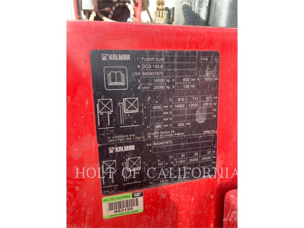 Kalmar DCG140-6 Diesel gaffeltrucks