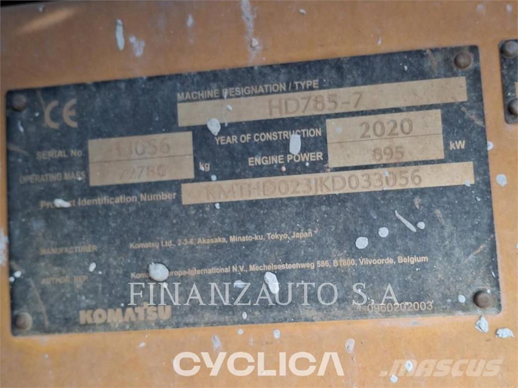 Komatsu HD785-7 Terrængående lastbiler