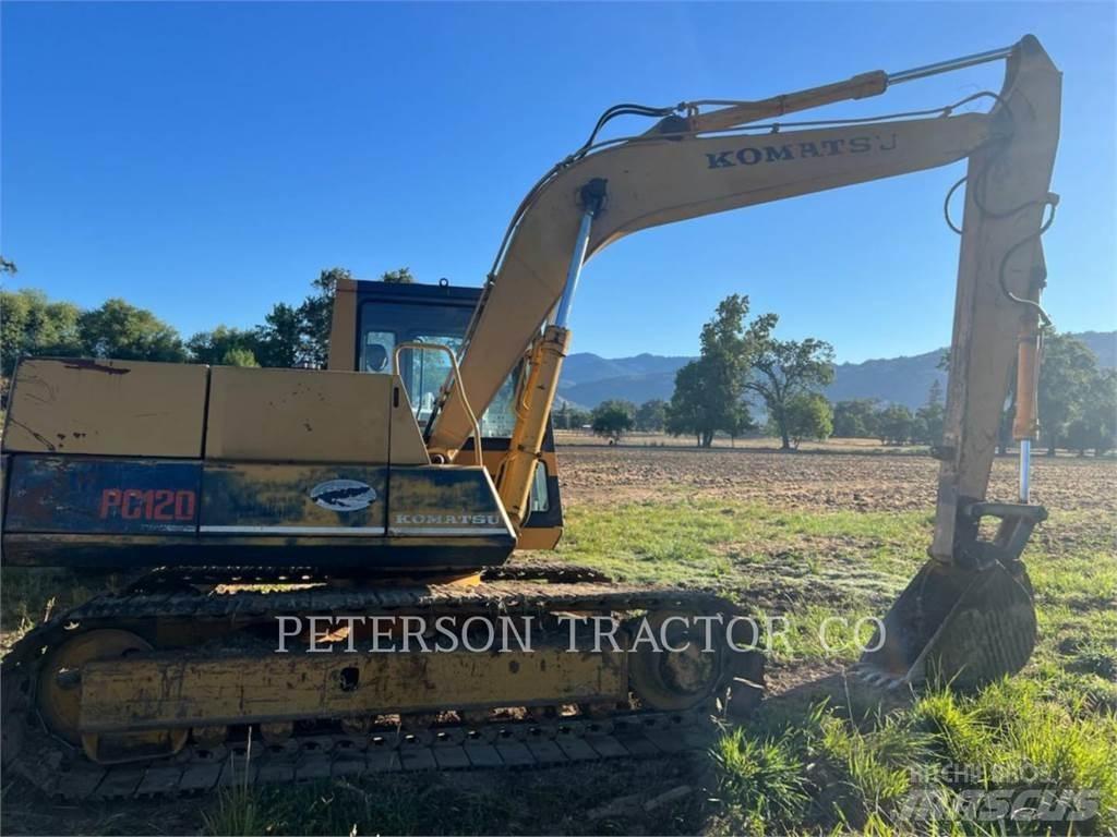 Komatsu PC120 Gravemaskiner på larvebånd