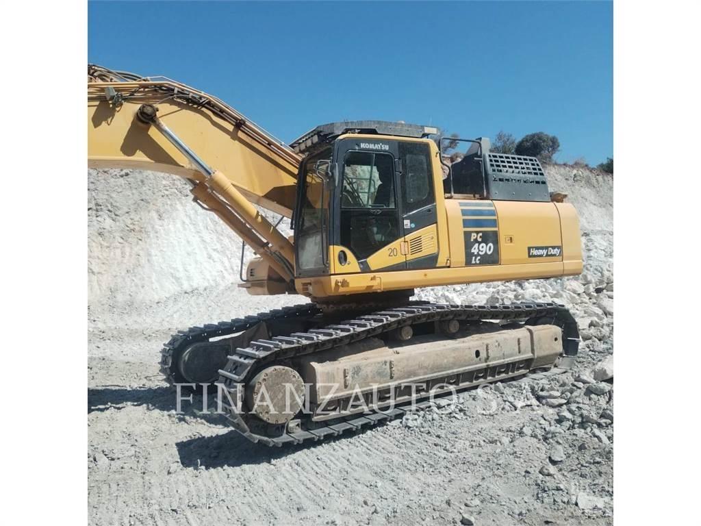 Komatsu PC490 Gravemaskiner på larvebånd