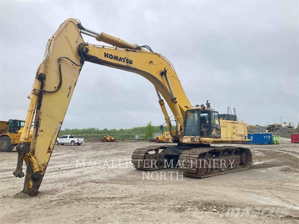 Komatsu PC750 Gravemaskiner på larvebånd