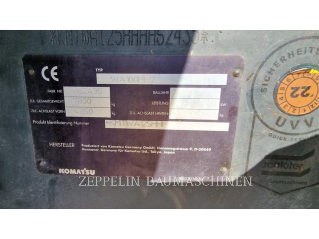 Komatsu WA100M-7 Læssemaskiner på hjul