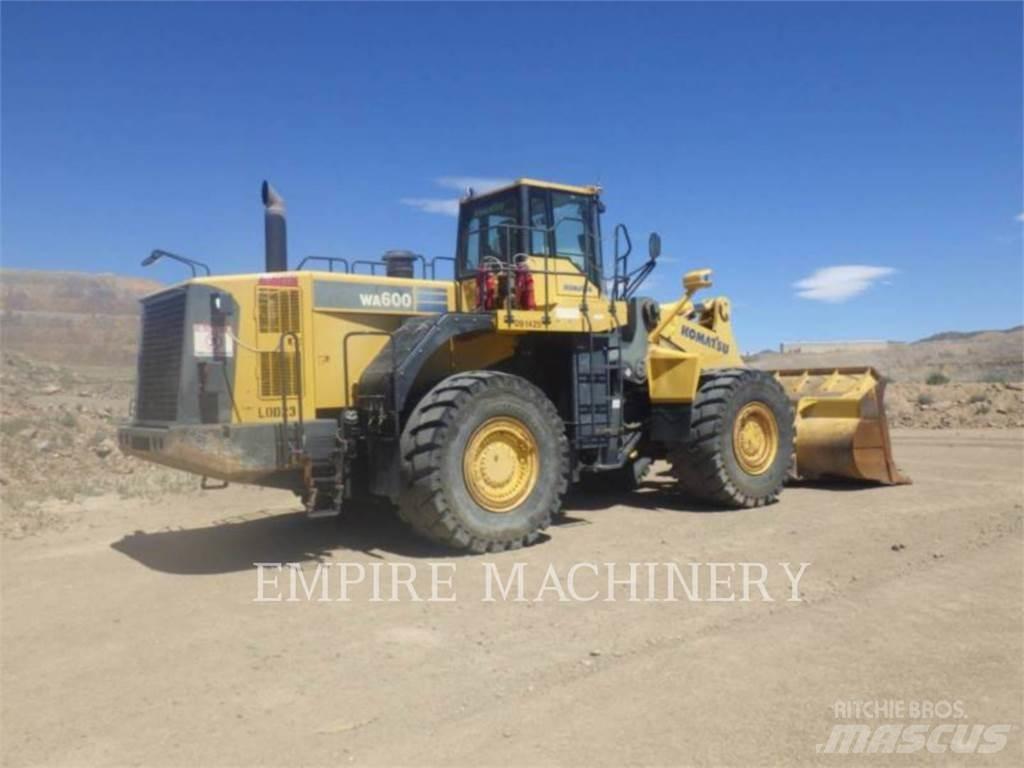 Komatsu WA600-6 Læssemaskiner på hjul