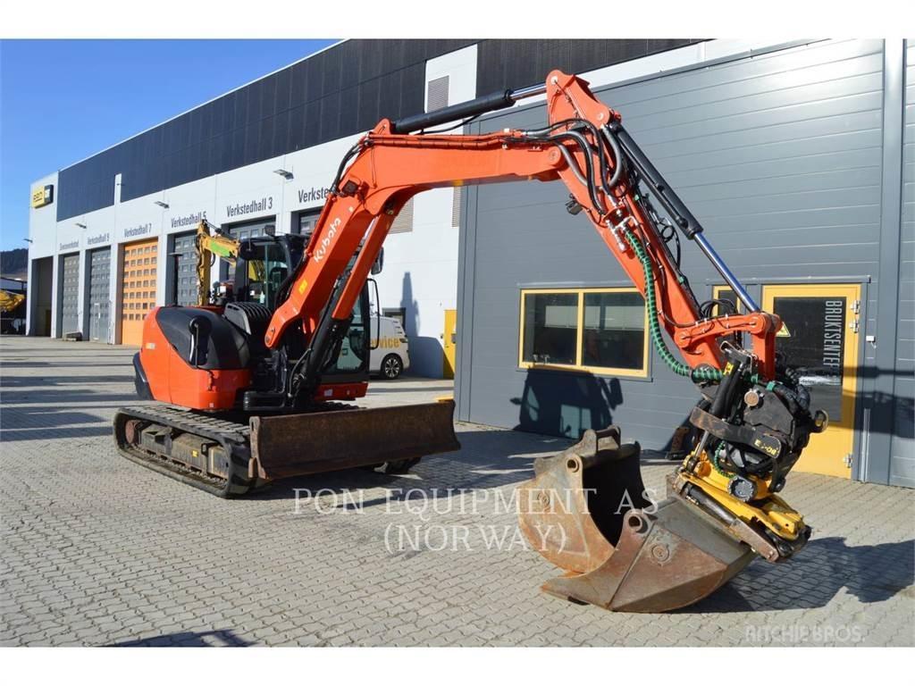 Kubota KX80 Gravemaskiner på larvebånd