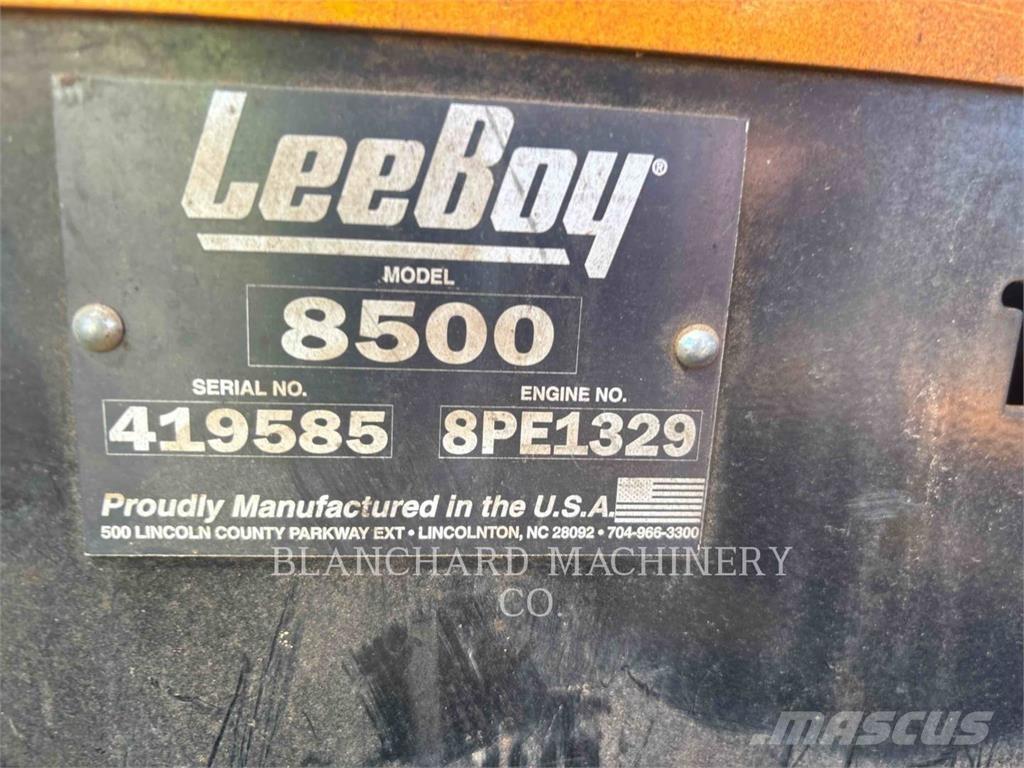 LeeBoy 8500E Asfaltudlæggere