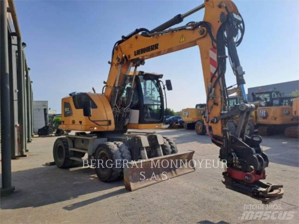 Liebherr A913 Gravemaskiner på hjul