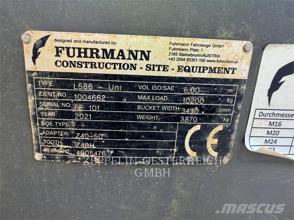Liebherr L586 Læssemaskiner på hjul
