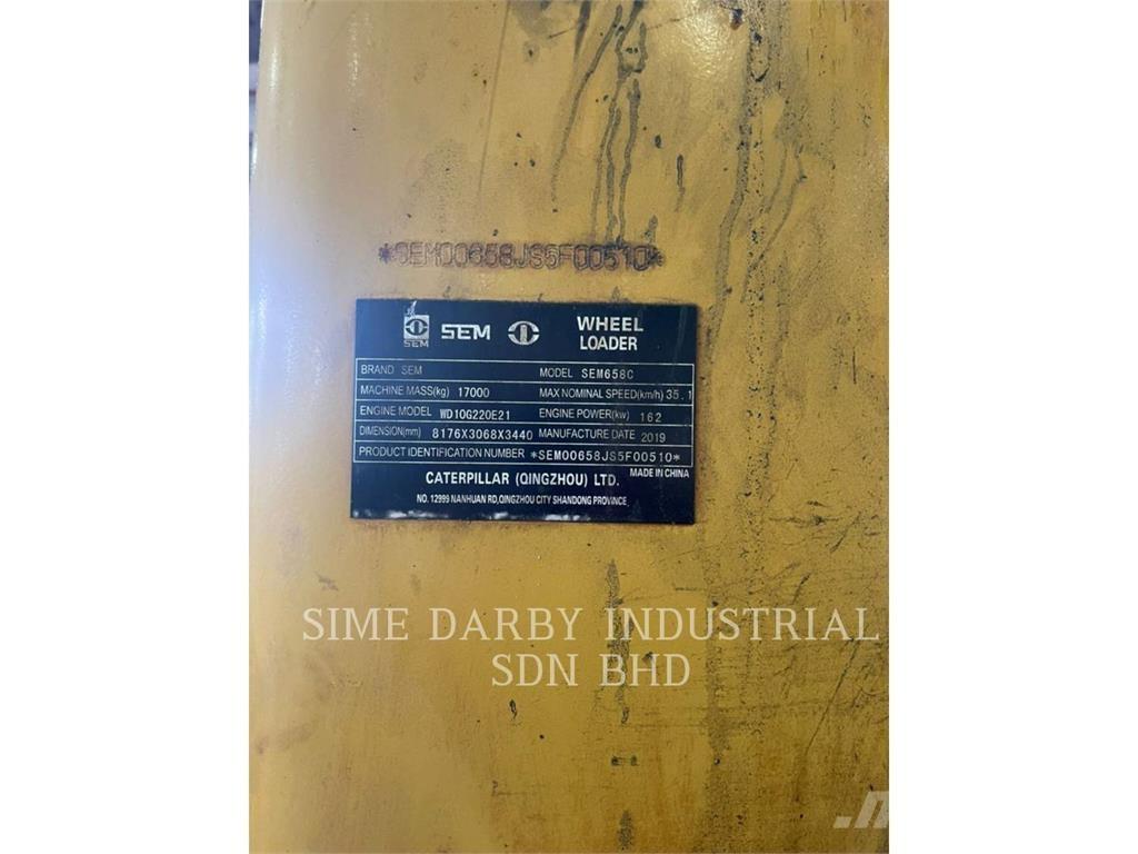 SEM MACHINERY SEM 658C Læssemaskiner på hjul