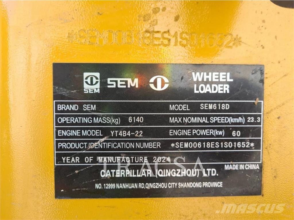 SEM MACHINERY SEM618D Læssemaskiner på hjul